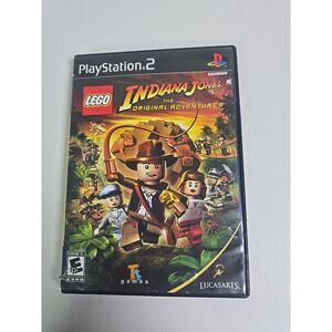LEGO Indiana Jones: The Original Adventures PS2 Playstation 2 CIB Video Game